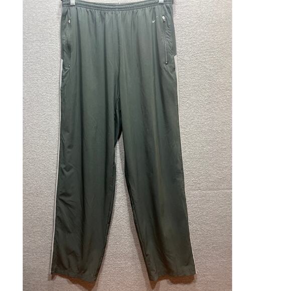 Nike Dri Fit Lightweight Zipper Hems/Logo Basketball Jogger Men Size L - Picture 1 of 12